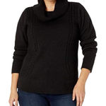 City Chic  cable knit cowlneck sweater BLACK SIZE 20 Photo 0