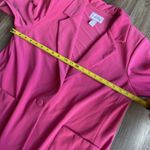 Joseph Ribkoff  Women's Jacket 12‎ Pink Blazer One Button Long Bold Maximalist Photo 4