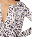 Free People NWT!  Kaya Printed Floral Bodysuit Photo 2