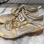 Nike Air Vapormax 2019 AR6632-101 Women’s Size 8.5 Beige Gold White Running Shoe Photo 7