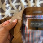 Wall Street Collection Corte Moderno Modern Fit Brown Cotton 2 Button Blazer 6 Photo 15
