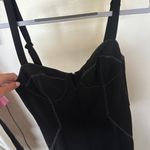 Lush Clothing Black Jumpsuit With White Stitching Photo 1