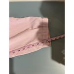 Old Navy  linen blend pants size L pale pink elastic waist wide leg crop Photo 5