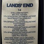 Lands' End Lands’ End Woman’s Navy Blue Summer Plus Size Basic Casual Knee Length Shorts Photo 2