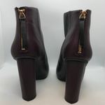 CAbi Bisset Color Block Leather Ankle Boots Black Vino Photo 7