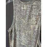 Sam Edelman  Shimmery Gold and Black Hi-Low round hem Top/Tank/Shirt/Blouse S Med Photo 6