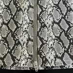 BLANK NYC Faux Leather Snake Print Bodycon Mini Skirt Against All Odds Photo 6