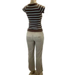 Hang Ten  thick band pants and striped top Preowned Photo 5