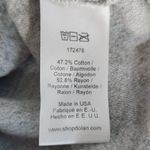 Dolan Left Coast Collection Gray Metallic Textured Knit Sweatshirt Size Small Photo 6