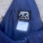 Vintage Black Bear Ski bib Snowsuit size large Blue Photo 1