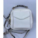 Free People Faux Leather White Back Pack Photo 2