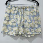 Derek Rose London Womens Pajama Set Small NWT Cotton Tank Floral Blue Yellow Photo 1