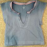 Urban Outfitters  Top Out From Under Blue Crop Photo 0