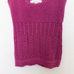Old Navy Y2K Womens Crochet Tank Top Size XS Pink Boho Festival Babydoll Summer Photo 4