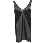 Natori  Black Lace Goth Fairy Sheer Chemise Special Occasion Size S Photo 4