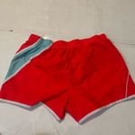 Women’s Large Athletic Shorts Red Blue Casual Sporty Active Wear Workout Photo 2