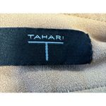 Tahari  Wide Leg Pleated Pants Rusty Brown Photo 4