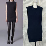 ALLSAINTS Mouleon Sweater Tunic Vest Dress Sleeveless Knit Navy Blue Size Small Photo 1
