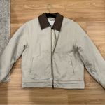 Garage Twill Worker Jacket Rainy Day Beige Photo 2