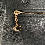 Coach Elise Black Leather Satchel and matching Wallet Set Photo 5