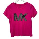 Michael Kors Black Sequin Logo T Photo 0