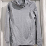 Old Navy Active Women’s Grey Hooded Long Sleeve Shirt Sz XS Photo 0