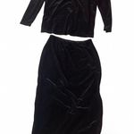 Nina Charles Velvet Outfit Black Photo 3