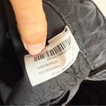 ZARA  High Rise Straight‎ Leg Raw Hem Jeans Faded Black Size 2 Photo 11