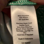 Talbots  Green & White Sunglasses Print Dress Small Photo 5