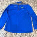 Nike WNBA Dallas Wings Blue and Gray Quarter-Zip Top Photo 0