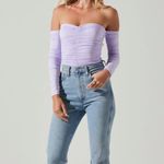 ASTR  the label Evianna Bodysuit in Lilac Photo 6