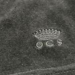 Oleg Cassini Vintage  Sport Black Velour Quarter-Zip Photo 5