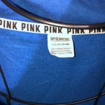 PINK - Victoria's Secret Victoria’s Secret pink cowl neck hoodie blue and black small pink sweats…​ Photo 6