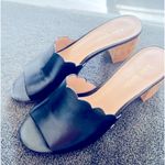 Kate Spade  Black Slip-On Scallop Mules Photo 4