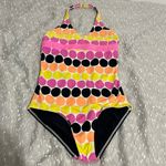 Malibu Dream Girl  One Piece Dot Swimsuit Size 18 1/2🩱 Photo 0