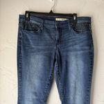 DKNY Jeans Y2k 8 Blue Skinny Denim Studded Pocket Stretch Jeggings Pants Photo 1