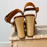 Nine West Winflower Platform Sandals hippie 70’s size 8 brown Photo 9