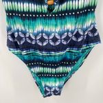 Bleu Rod Beattie  Swimsuit Size 4 Sun Sea And Sand Lattice Front One Piece NWT Photo 13