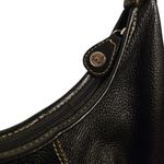 The Sak  Black Leather Shoulder Bag crescent shape Photo 4