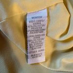 Theia Lemon Yellow Sleeveless Petal Gown size 16 Asymmetrical Ruffle Midi Photo 10