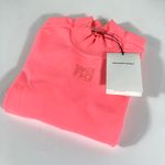 Alexander Wang NWT Logo Appliqué Mock Neck Body-Con Minidress 4KC1236032 Pink L Photo 3