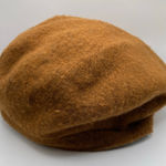 Gap Rust Brown Wool Blend Fitted Beret Womens S/M Old Money Hipster Boho Photo 0