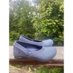 Bzees  Fusion Washable Slip On stretchy boat Shoes Gray /Silver Sz 9.5 Photo 1