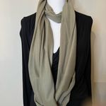NWT stylish versatile olive green infinity scarf Lots of looks from 1 scarf Photo 4