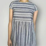 NWOT Peyton & Parker girl’s mini striped short sleeve dress size 14 Blue Photo 1