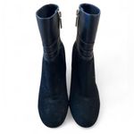 Karl Lagerfeld  FRIEDA ANKLE BOOT IN SUEDE AND LEATHER BLACK SIZE 8.5 Photo 1