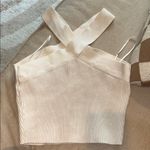 Aritzia Babaton Sculpt Knit Criss Cross Cropped Top Photo 7