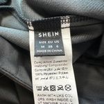 SheIn Faux Leather Shorts Black Womens Medium Pleated Side Zipper Polyester Photo 3