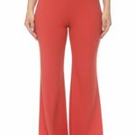 Spiritual Gangster NWT Womens Large Red High Waisted Flare Pants Athleisure Photo 0