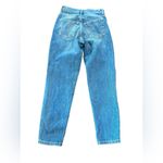 Topshop Women's Mom Jeans Size 2 Blue High-Waisted Distressed Denim W25 L30 Photo 7